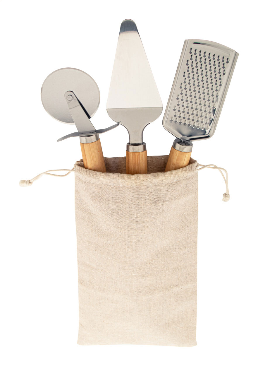 Ensemble de Service à Pizza en Bambou - Armeau