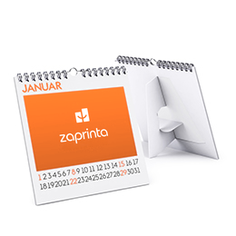 Calendriers de bureau avec reliure Wire-O et support dorsal - DIN A5 (21 x 14,8 cm)