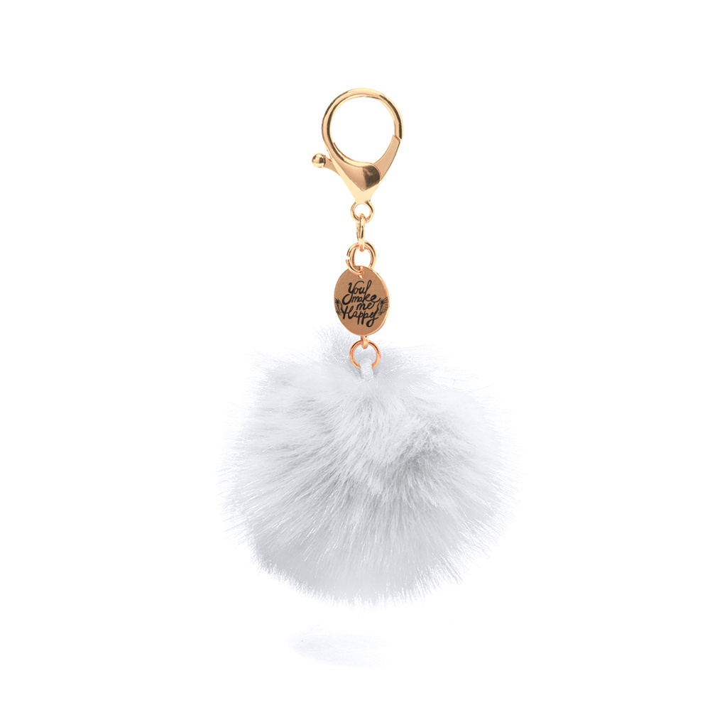 Porte clé personnalisé pompon - Pau