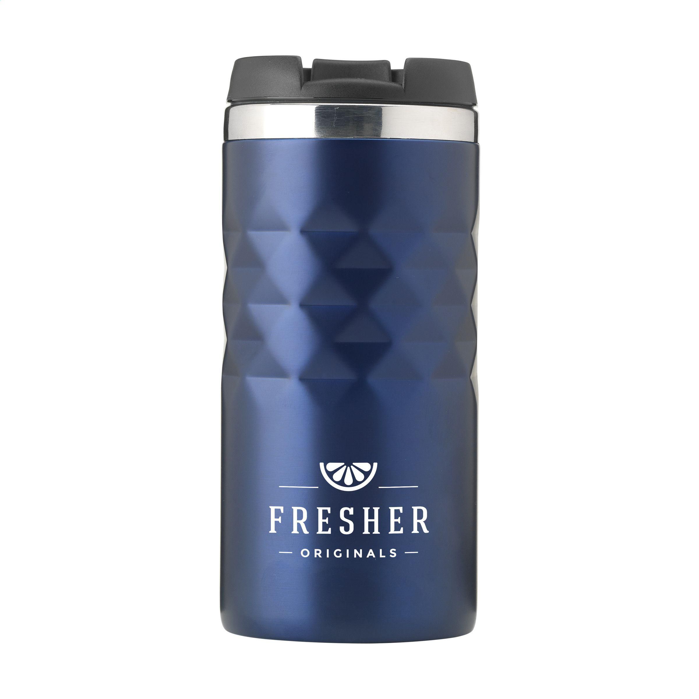 Tasse géométrique RCS en acier recyclé 280 ml tasse thermos