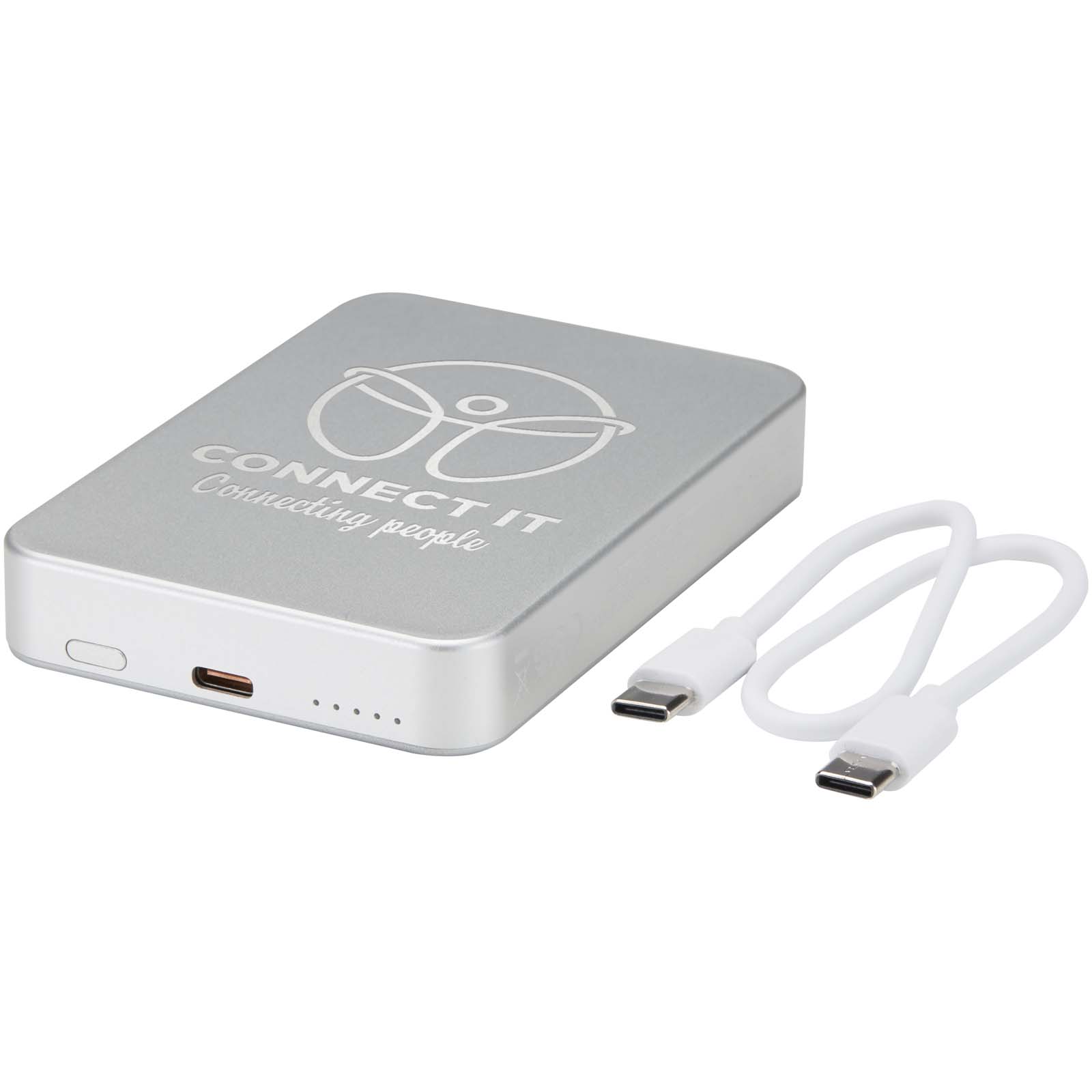 Avis powerbank de 10.000 mAh RCS en aluminium recyclé avec connexion magnétique
