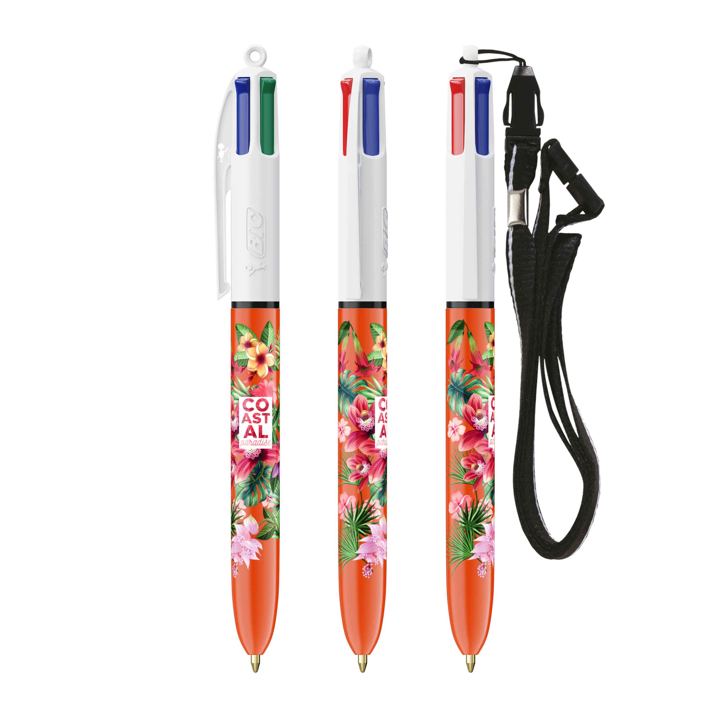 Stylos Arc-en-Ciel Durable - Saint-Genest-Lachamp imprimé avec logo