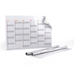 Planificateurs annuels (impression recto verso) - DIN A6 (10,5 x 14,8 cm)