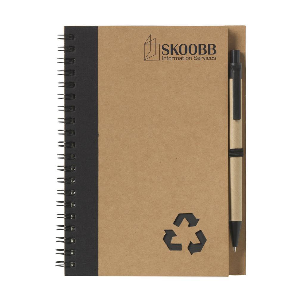 Carnet de notes personnalisé en matériaux recyclés - Addax