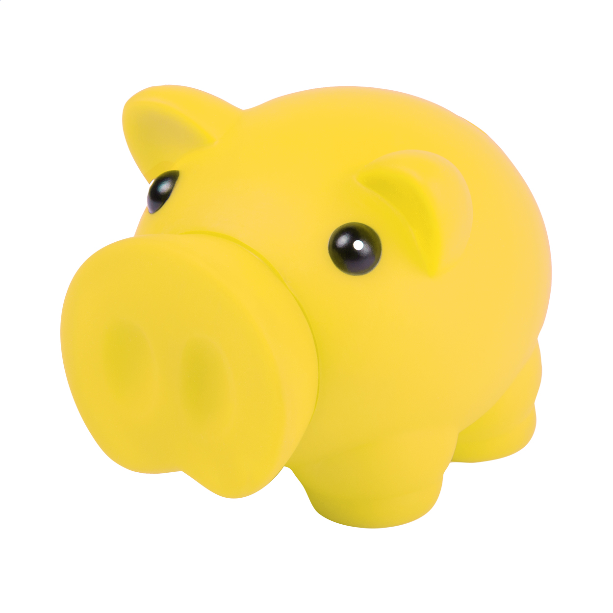 Tirelire cochon Oiban personnalisée en plastique avec nez amovible imprimé avec logo