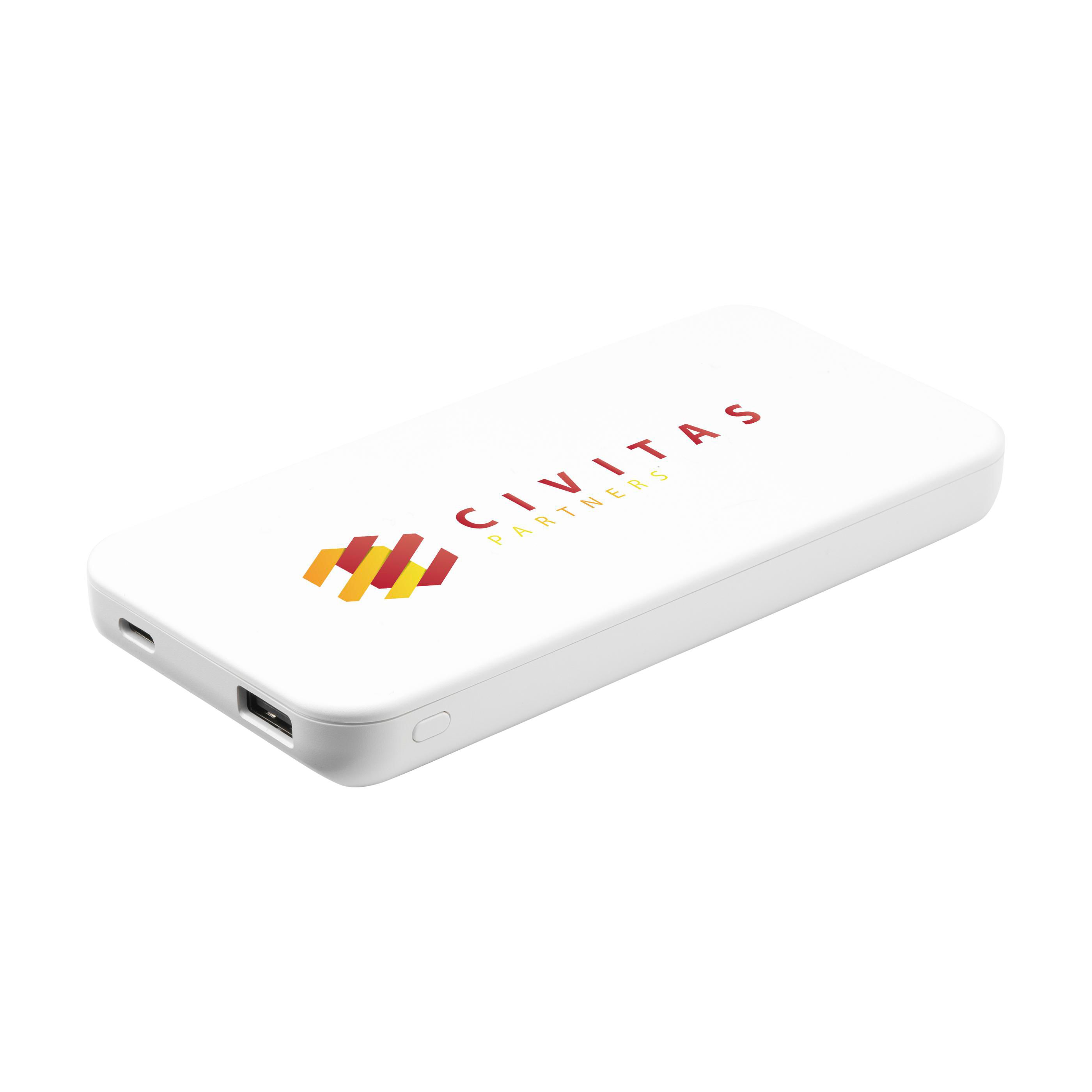 Chargeur Écologique 10000 - Mazerolles imprimé avec logo