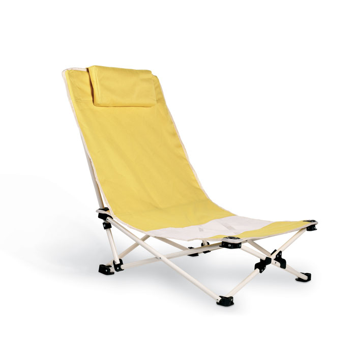 Chaise de plage personnalisée avec coussin - Sabbia