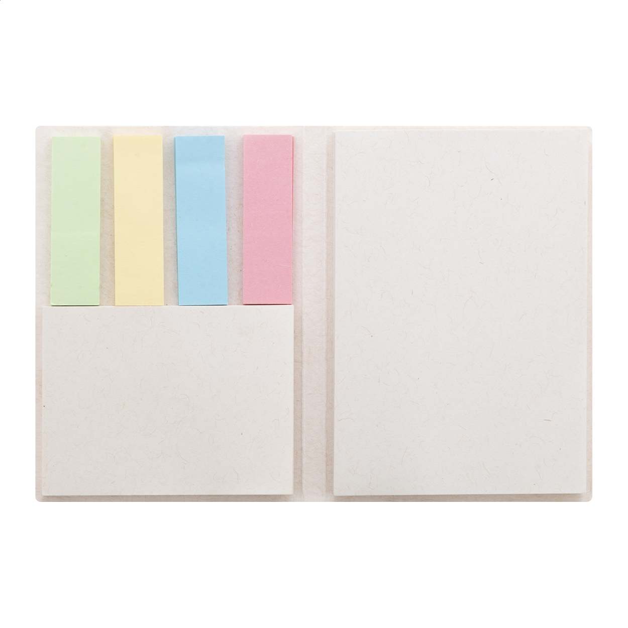 Set notes adhésives Relact Stick personnalisé en carton de lait recyclé