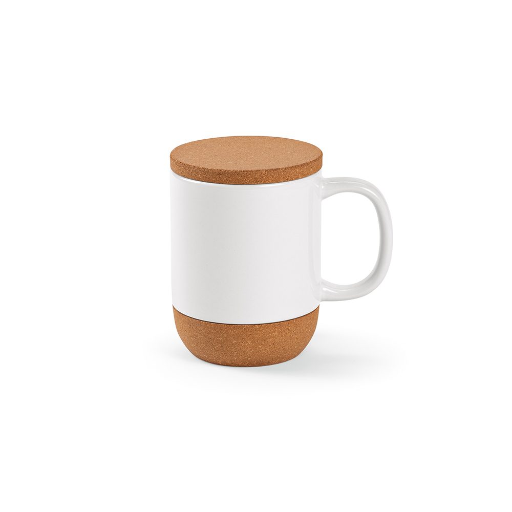 Tasse en Céramique avec Couvercle en Liège - Lentiol