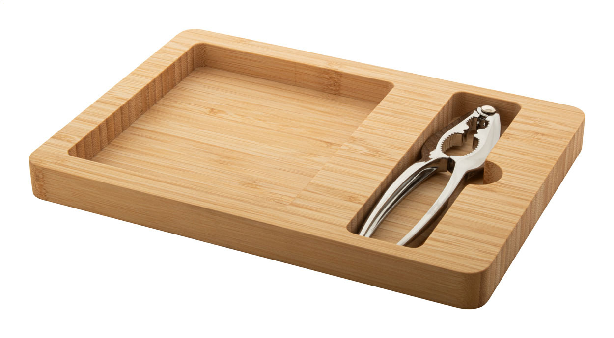 Ensemble Casse-noix en Bambou et Métal - Vaux-lès-Palameix