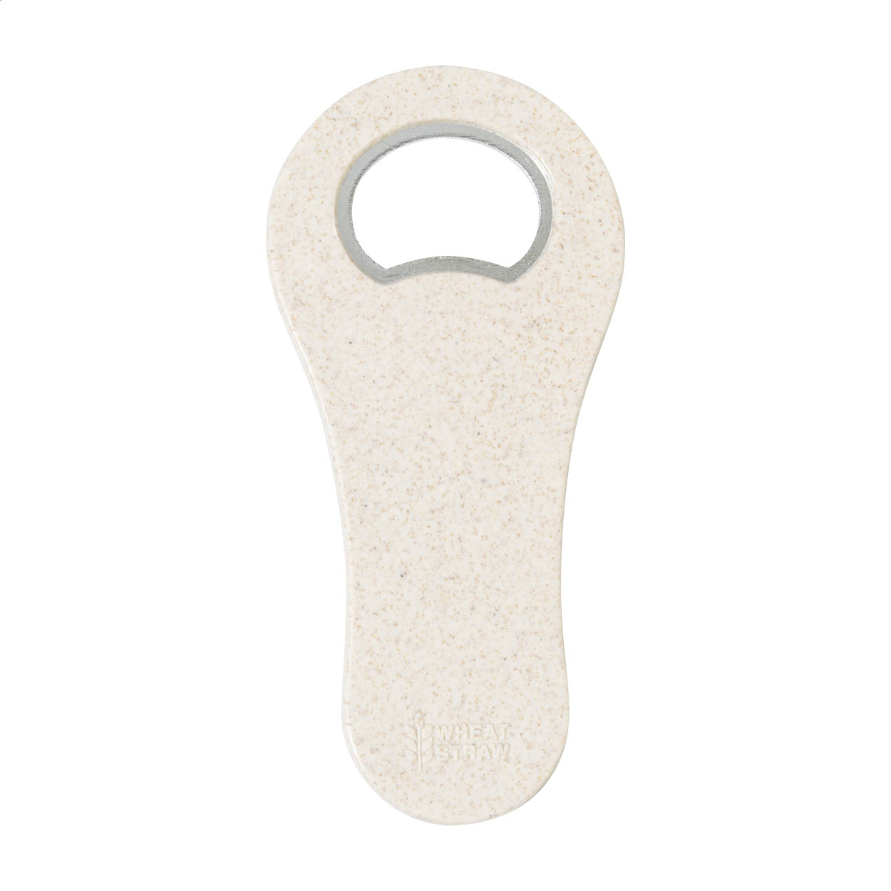 Décapsuleur magnétique Wegix en plastique écologique de paille de blé imprimé avec logo