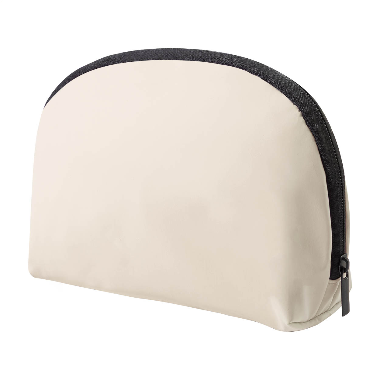 Trousse de toilette Pluum personnalisée en PU recyclé souple, zippée imprimé avec logo