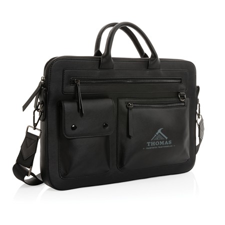 Sac pour ordinateur portable Swiss Peak GRS en PU recyclé - Bourg-lès-Valence