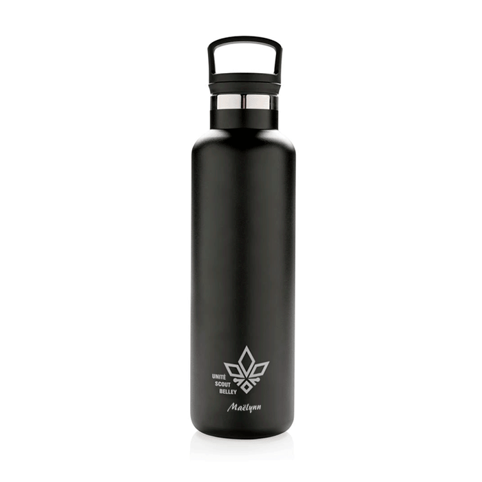 Gourde isotherme inox personnalisée avec prénom 600 ml - Julie