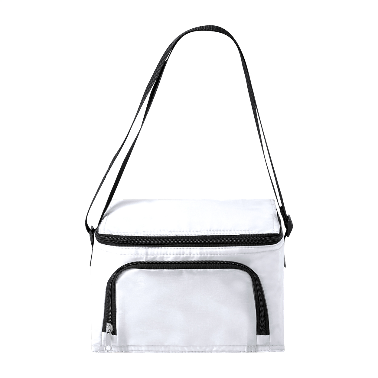 Sac isotherme Kiatak personnalisé en polyester 210D pour 6 canettes imprimé avec logo