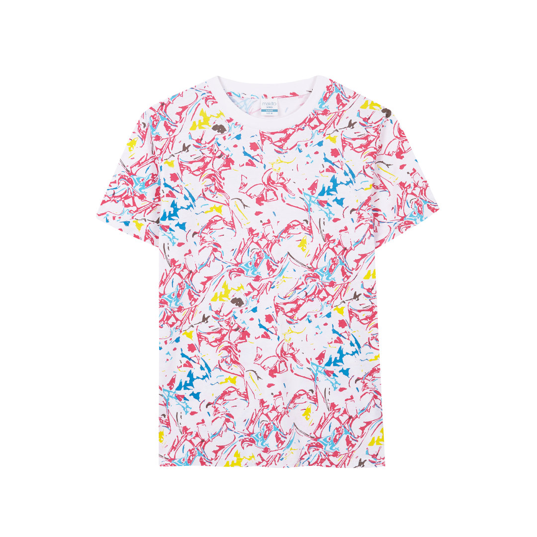T-shirt en coton vibrant - Saint-Étienne-de-Saint-Geoirs - Zaprinta France