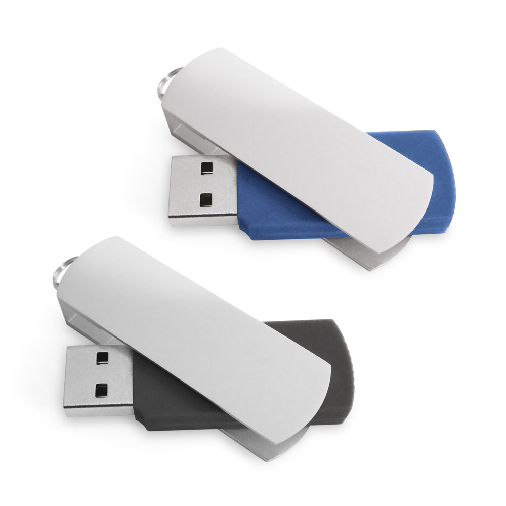 Clé USB à clip métallique de 8 Go - Gassin - Zaprinta France