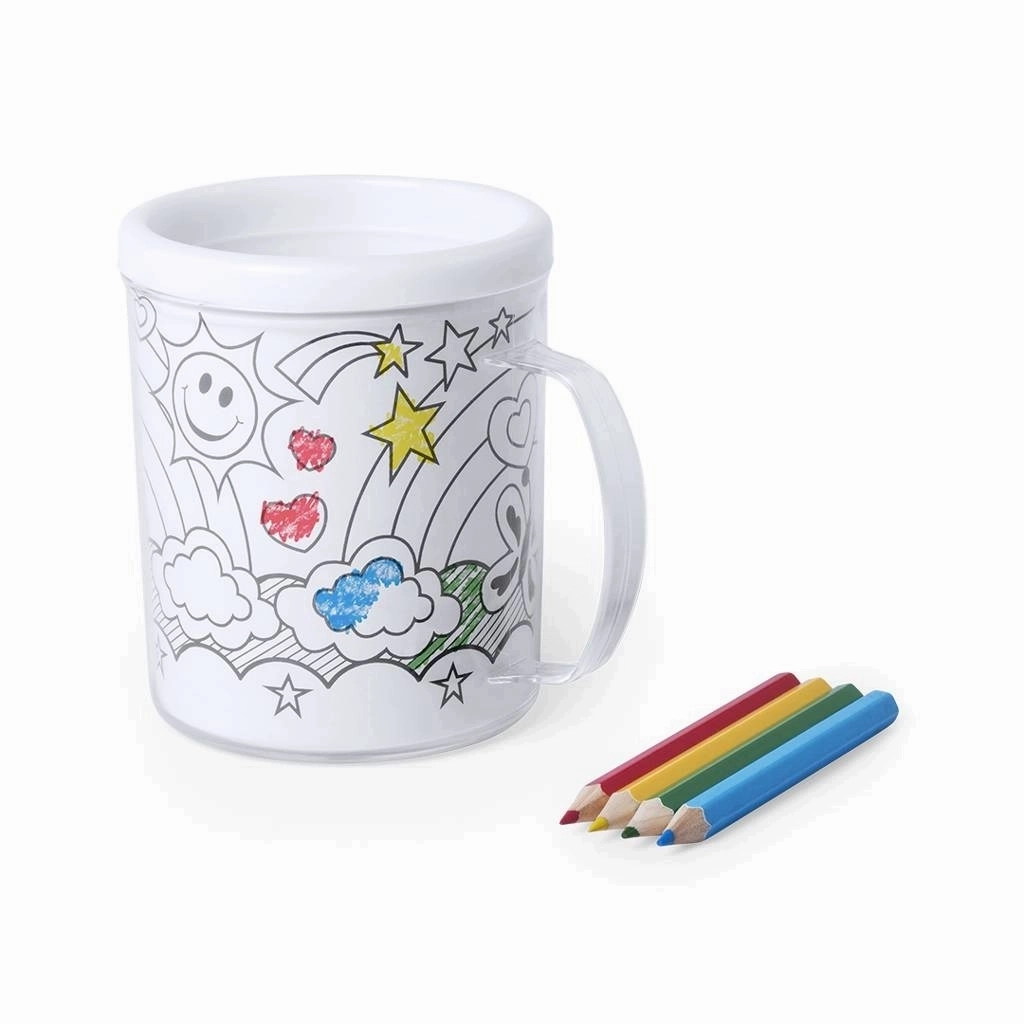 Mug à colorier 320 ml - Scarleth