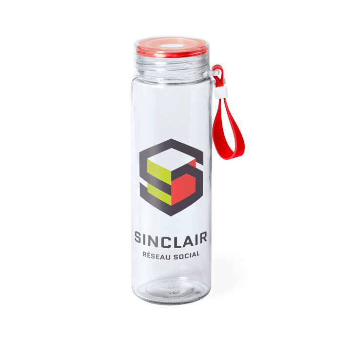 Gourde en verre personnalisée 420 ml - Sébastien