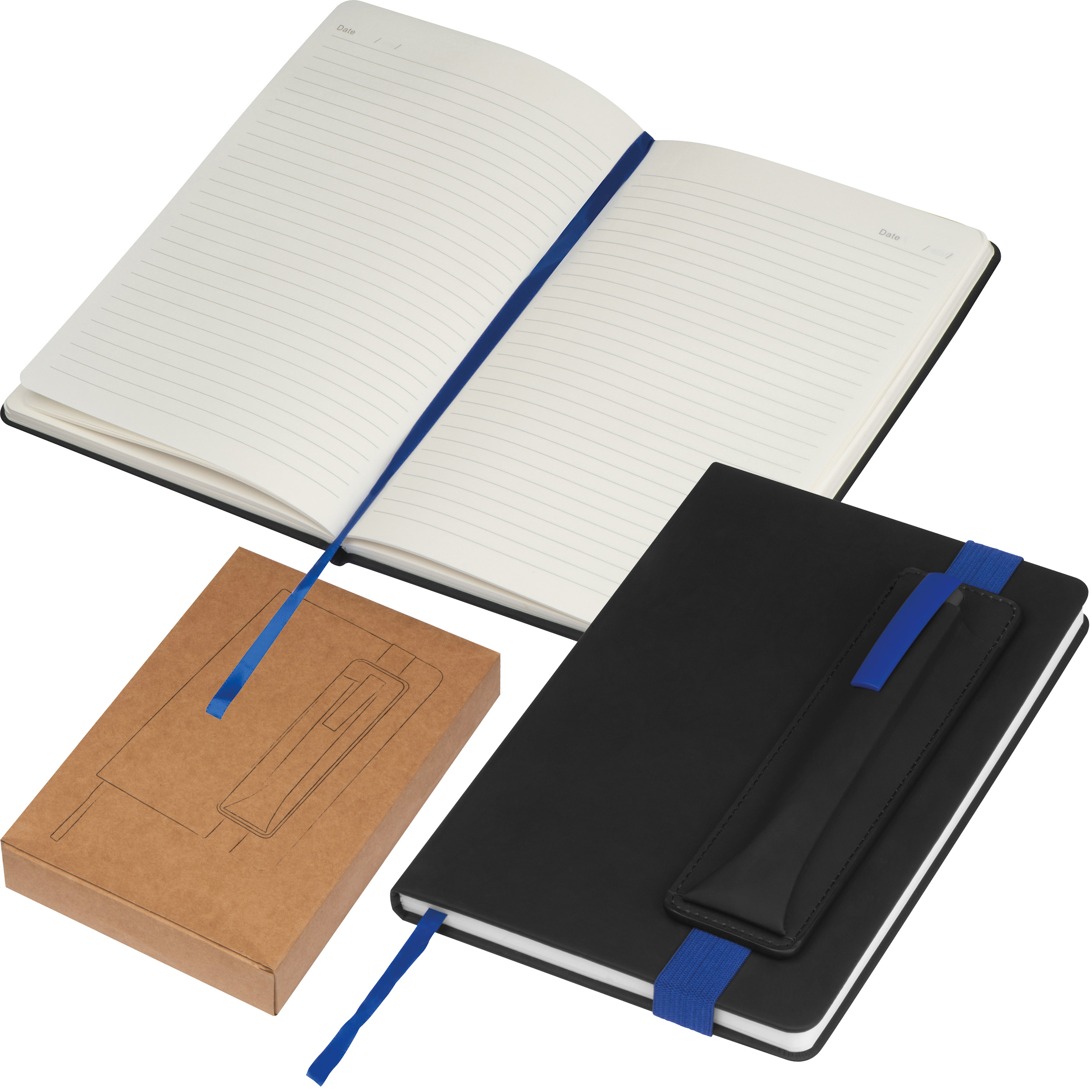 Carnet avec Couverture en PU Premium -