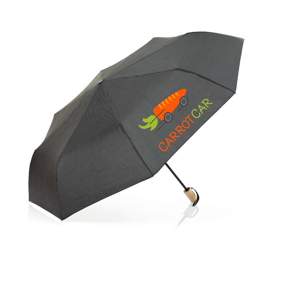 Parapluie pliant personnalisé 95 cm écologique - Thomas - Zaprinta France