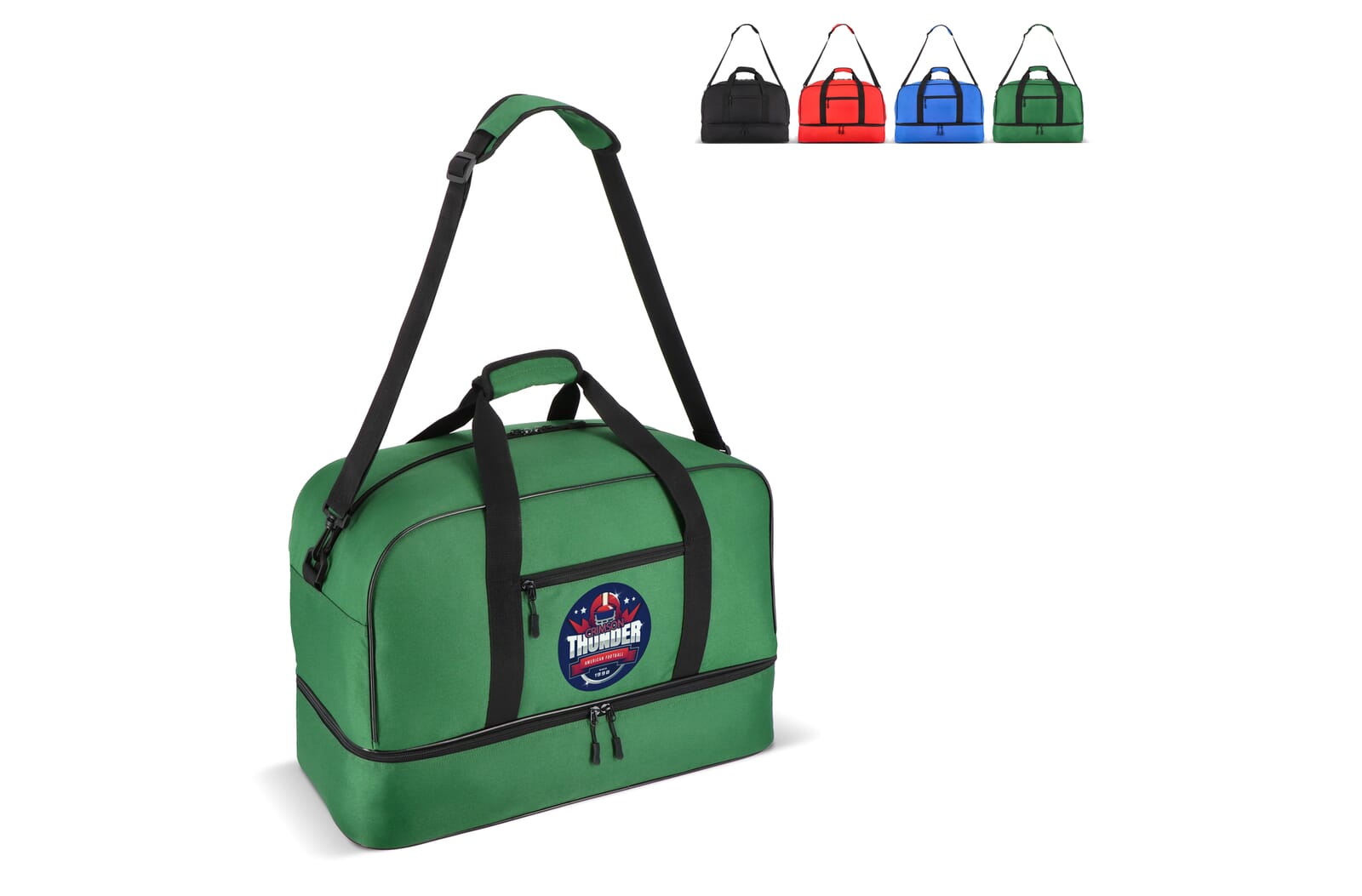 Sac de sport et de voyage en PET recyclé 600D 55,5 x 25 x 36 cm 50 L