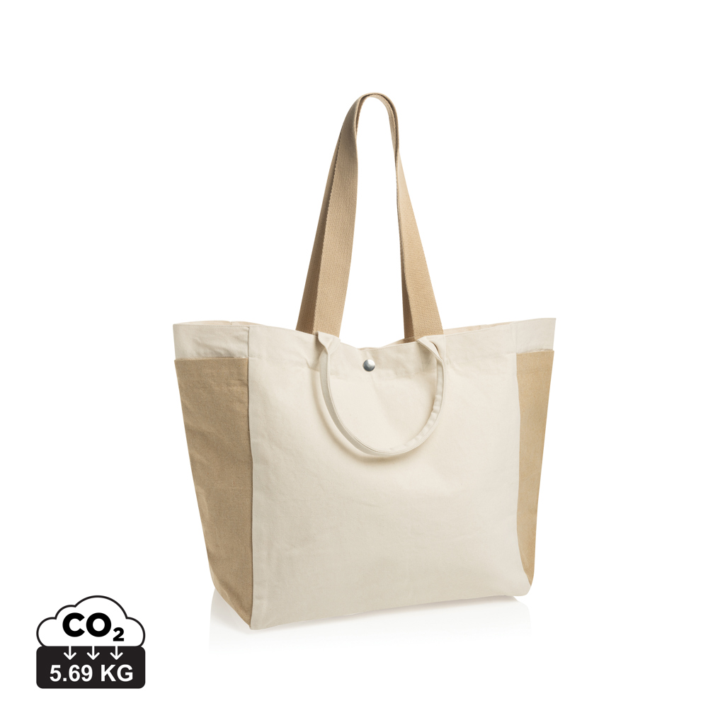 BEAU AWARE™ sac de shopping polyvalent en toile recyclée de 400gsm