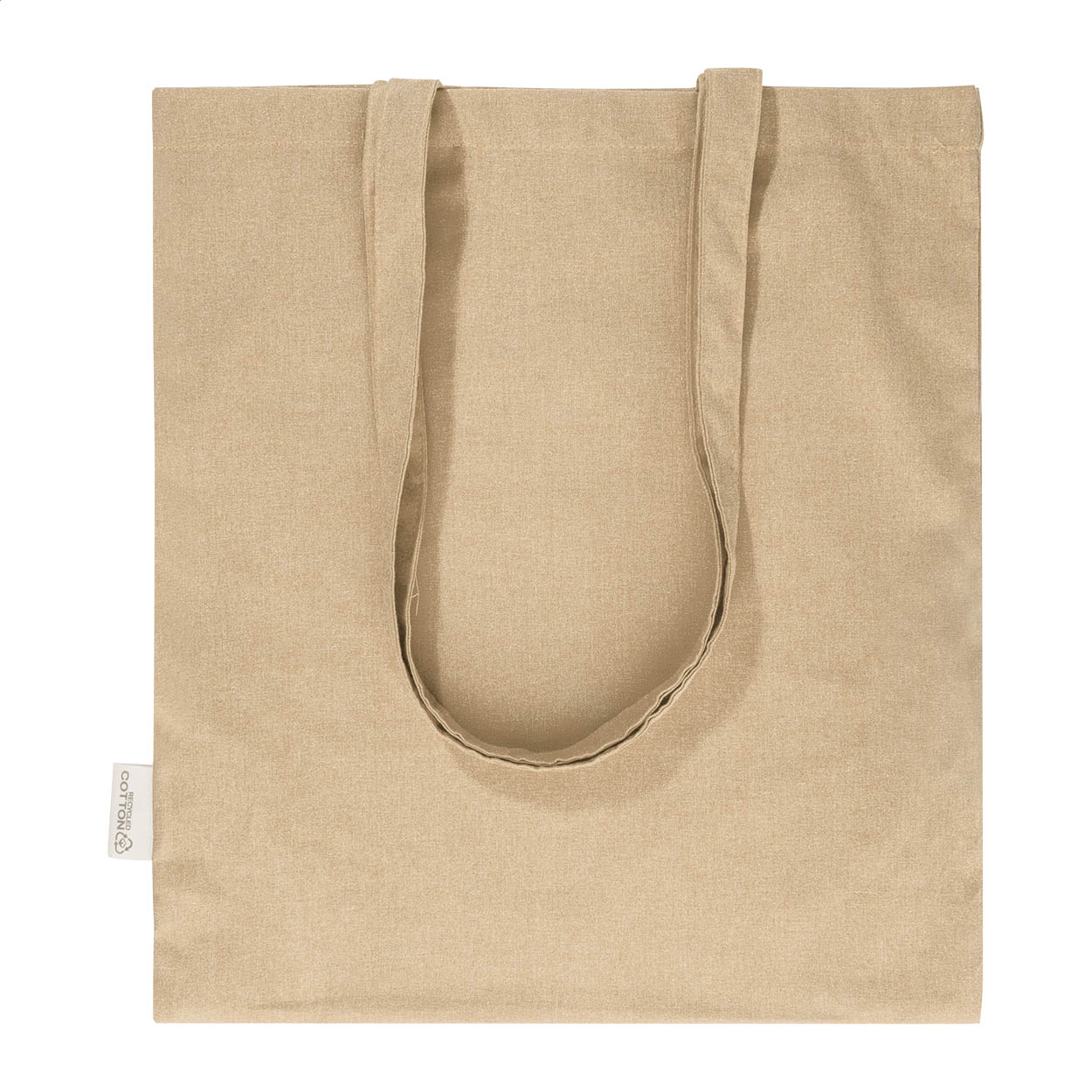 Sac shopping Totepex Hue personnalisé en coton recyclé et RPET, 140 g/m² imprimé avec logo