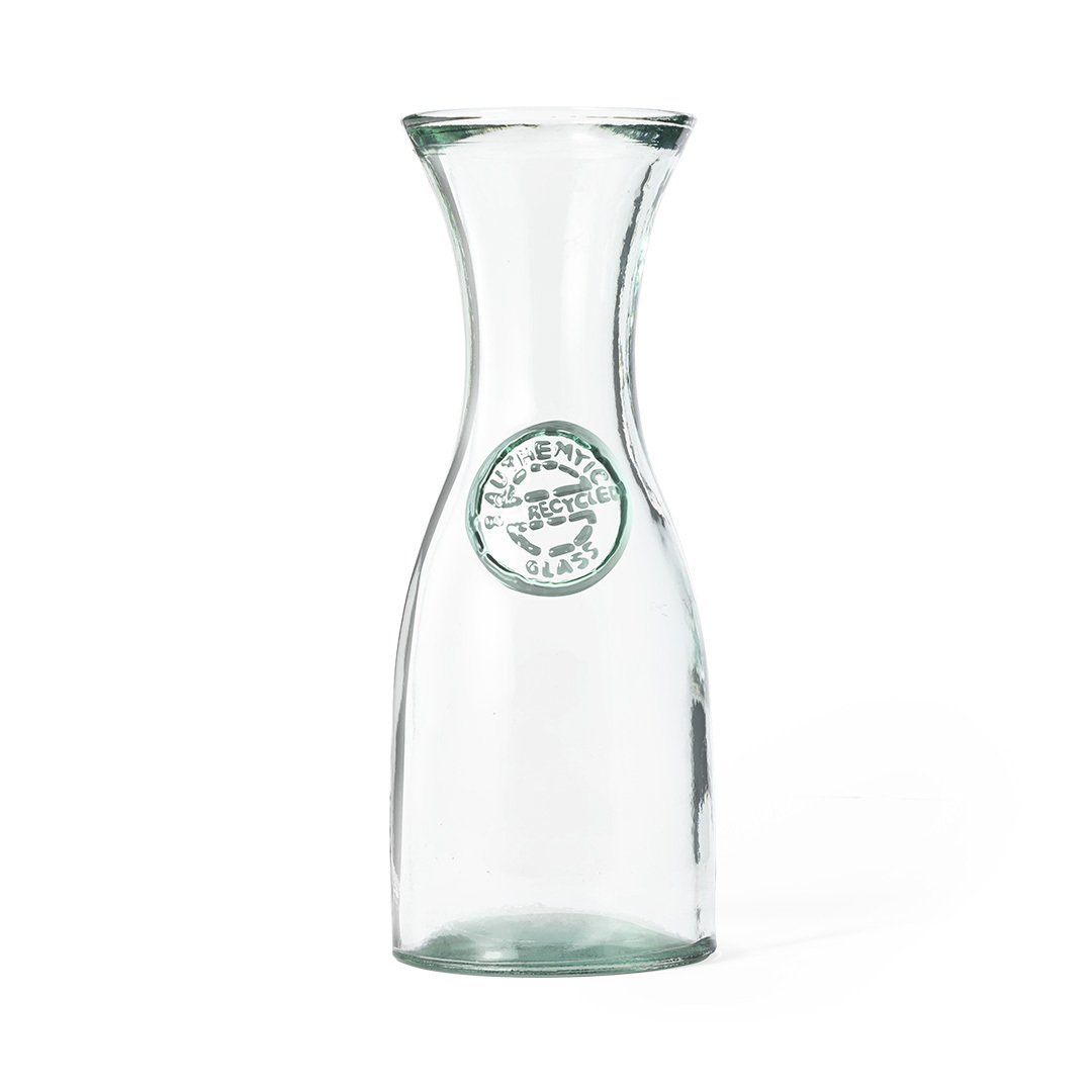 Carafe personnalisée en verre recyclé - Irwin - Zaprinta France