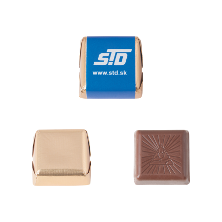 Bonbon au Chocolat Enveloppé dans du Papier Doré - Orsans