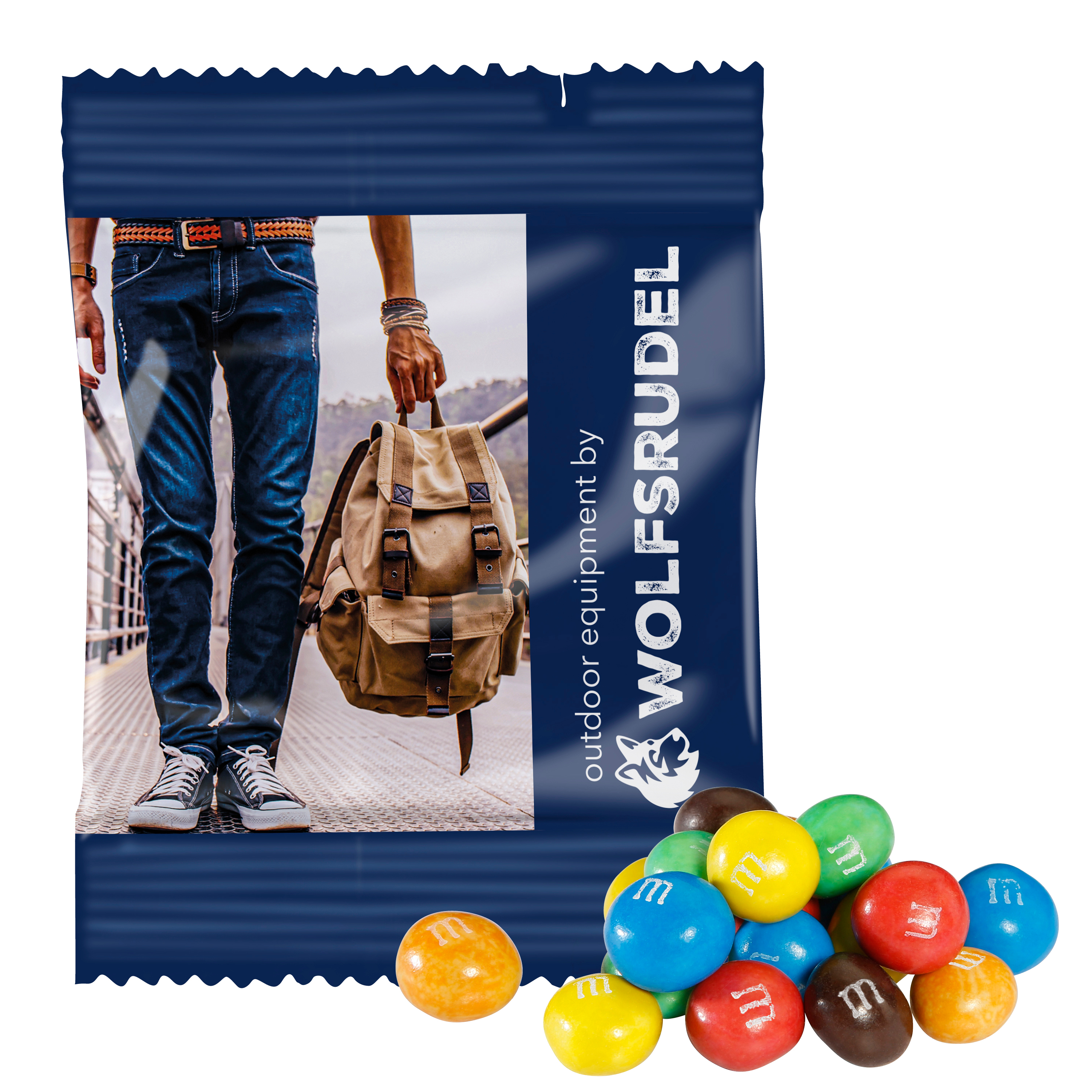 Lentilles Chocolatées Croustillantes - Blicourt imprimé avec logo