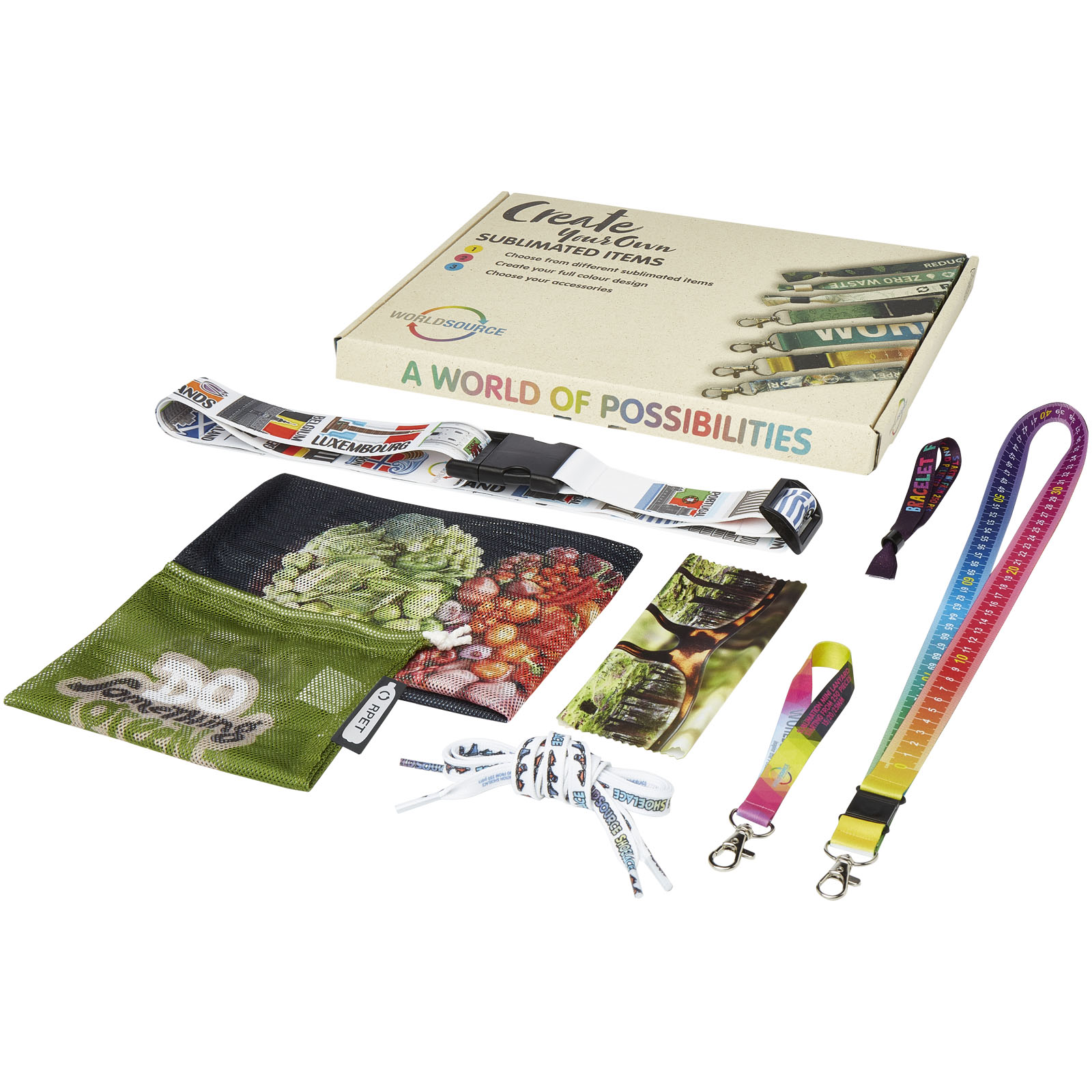 Kit d'échantillons de sublimation avec sacs de légumes et accessoires - Bourneau - Zaprinta France