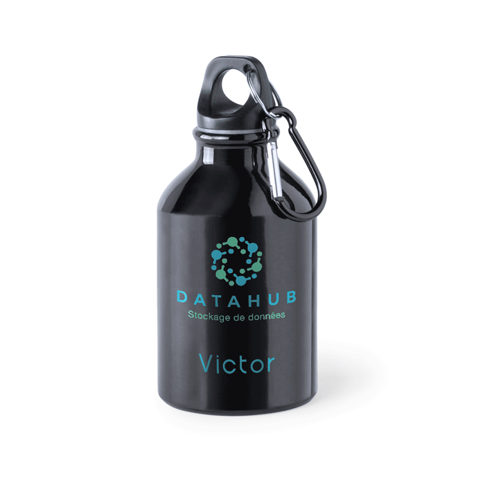 Gourde aluminium personnalisée avec prénom 330ml - Fania