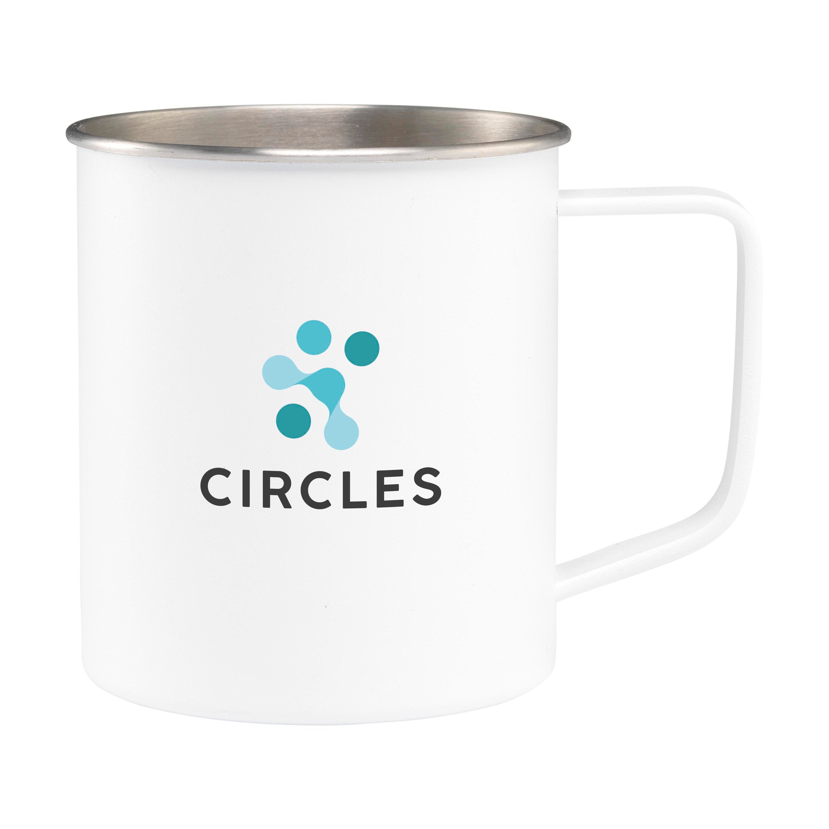 Mug Hutch 400 ml personnalisé en acier inoxydable imprimé avec logo