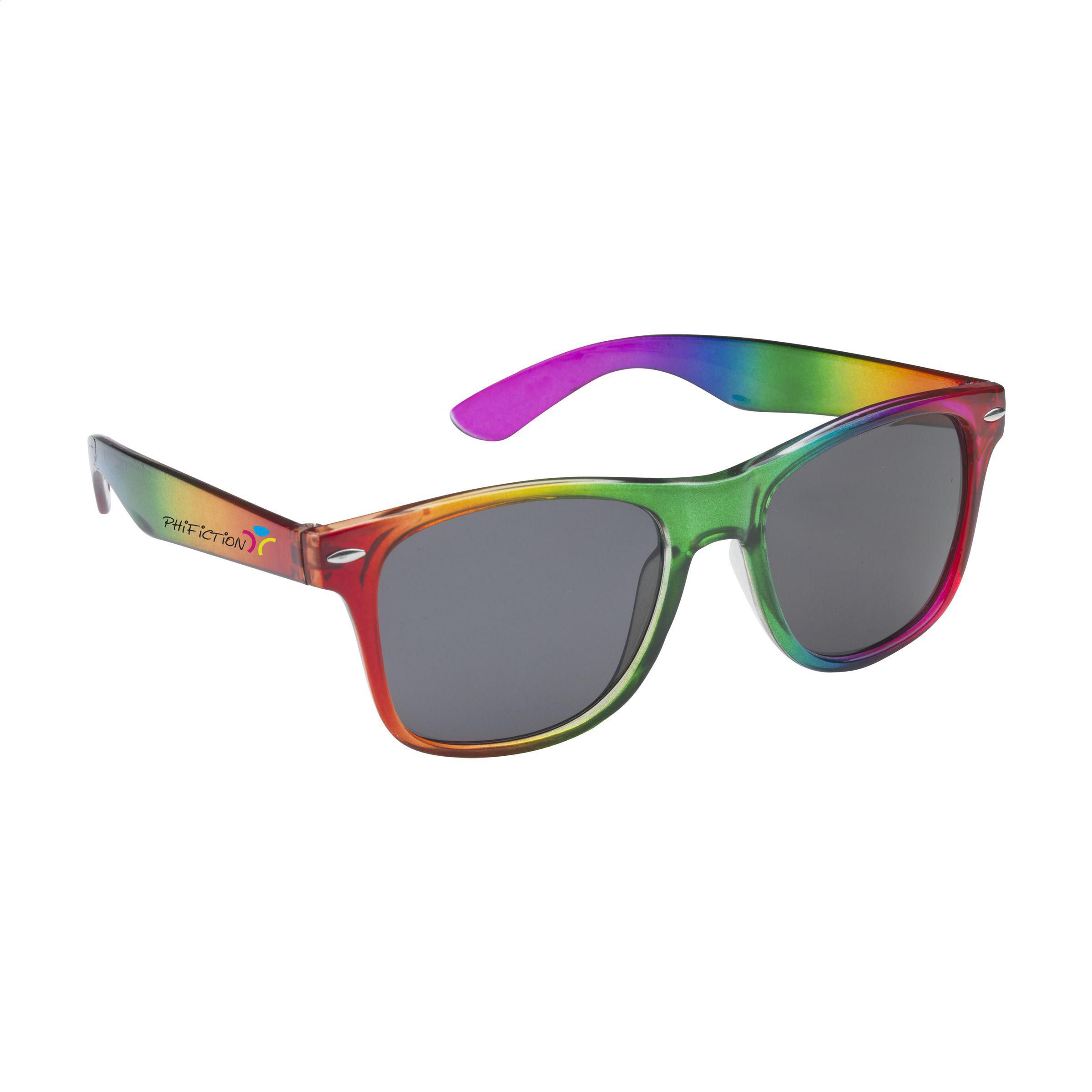 Lunettes de soleil arc-en-ciel fierté