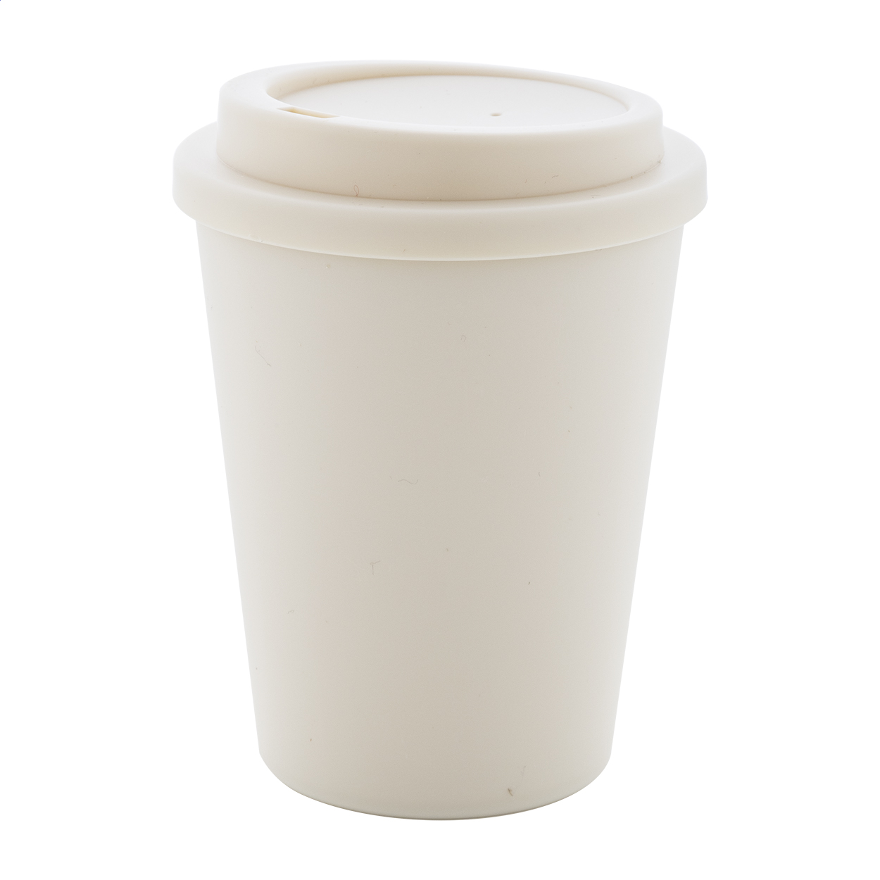 Mug isotherme Peppulu personnalisé en PP double paroi, 300 ml