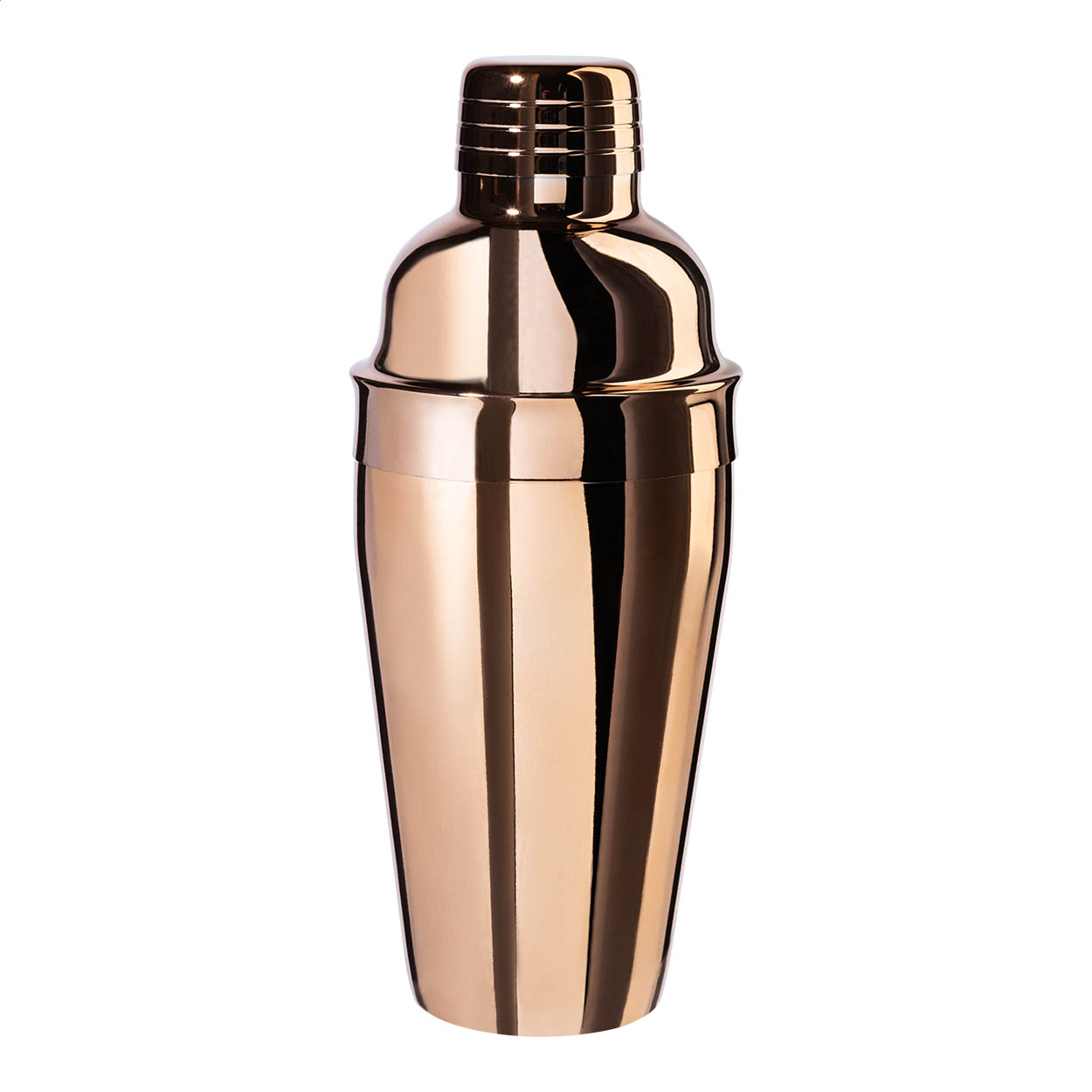 Shaker à cocktail Daiquiri personnalisé en inox cuivré, 550 ml