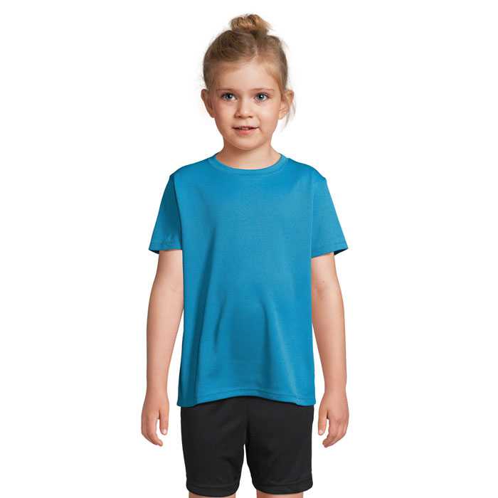 T-shirt Sport Enfant Écolo - Masseilles imprimé avec logo