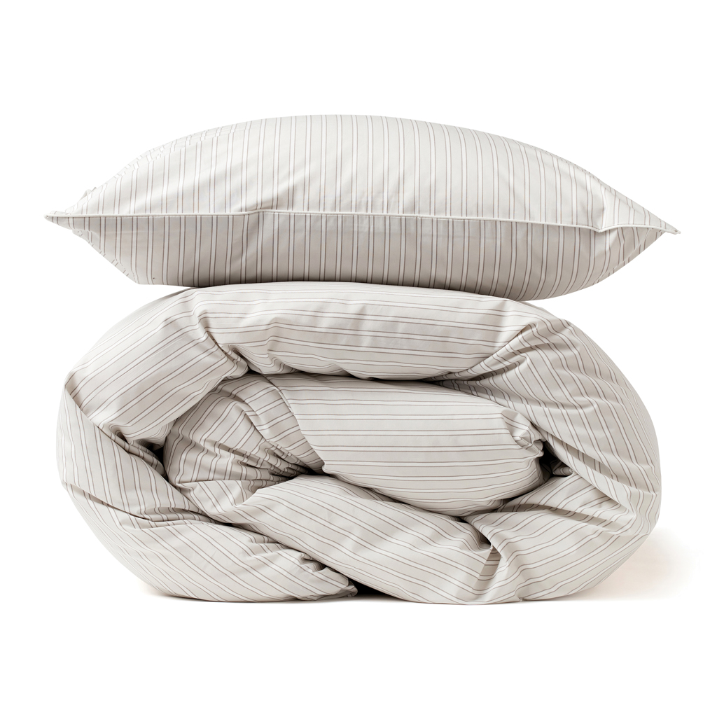 Ensemble de housse de couette en coton tissé percale - Maripasoula imprimé avec logo