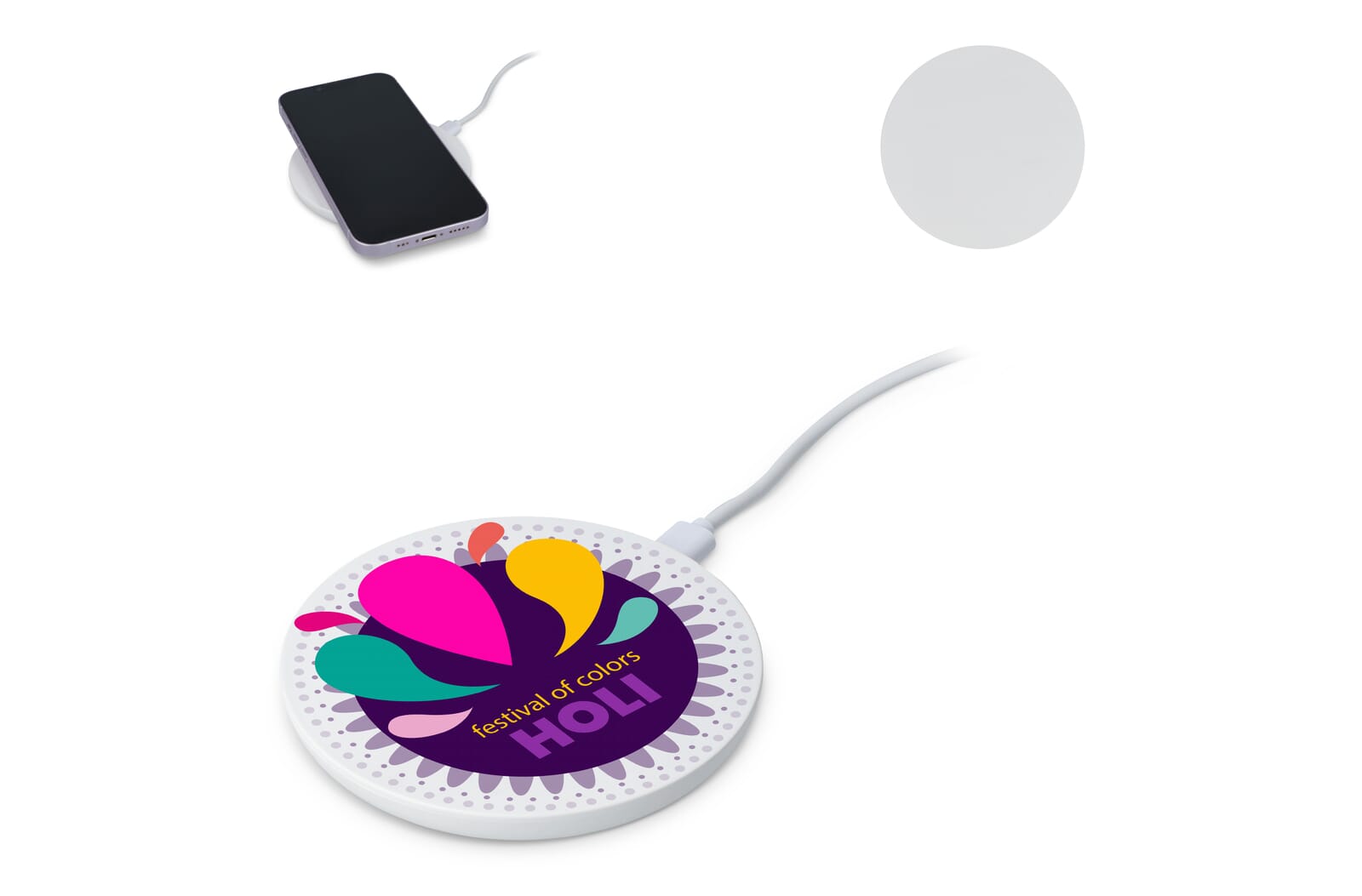 Charge Rapide Sans Fil 15W avec Indicateur LED - Grand-Camp