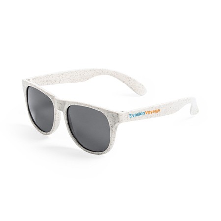 Lunettes de soleil Protection UV400 Nature Line avec monture en paille de blé - Barde
