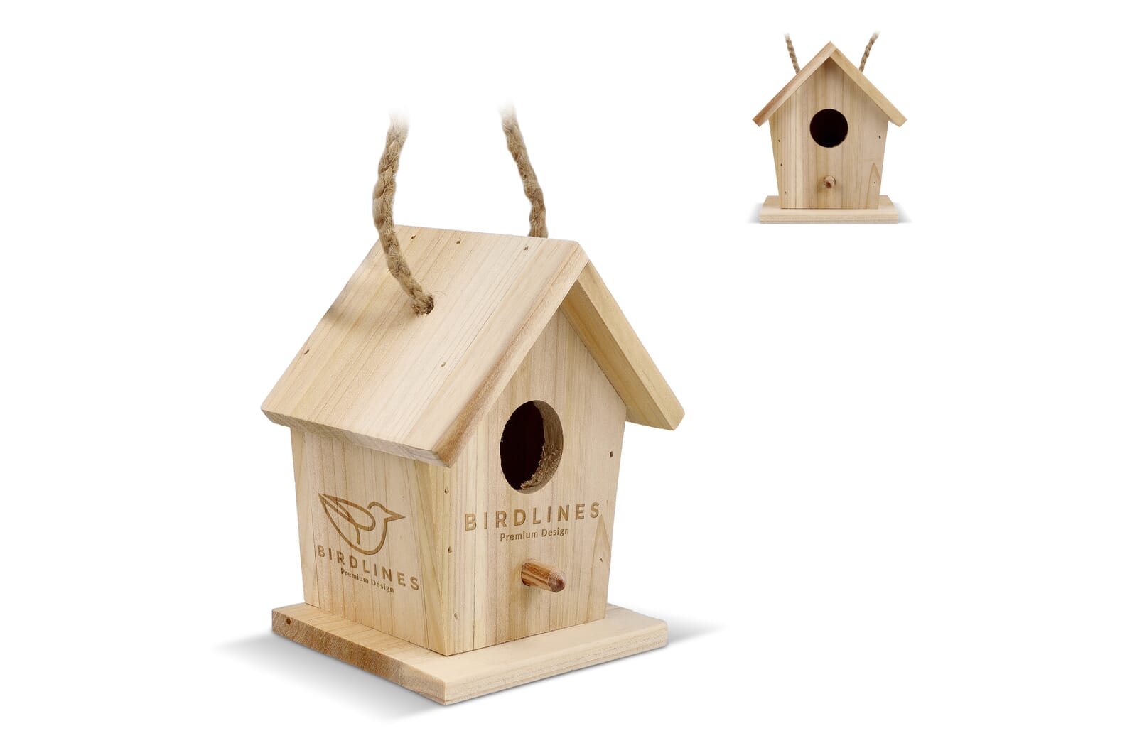 Petite maison pour oiseaux en bois FSC