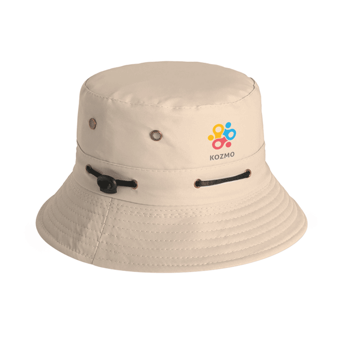 Bob personnalisé en polyester avec cordon de règlage - Amblève