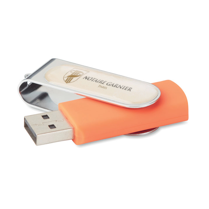 Clé USB personnalisée avec impression doming - Patrick - Zaprinta France