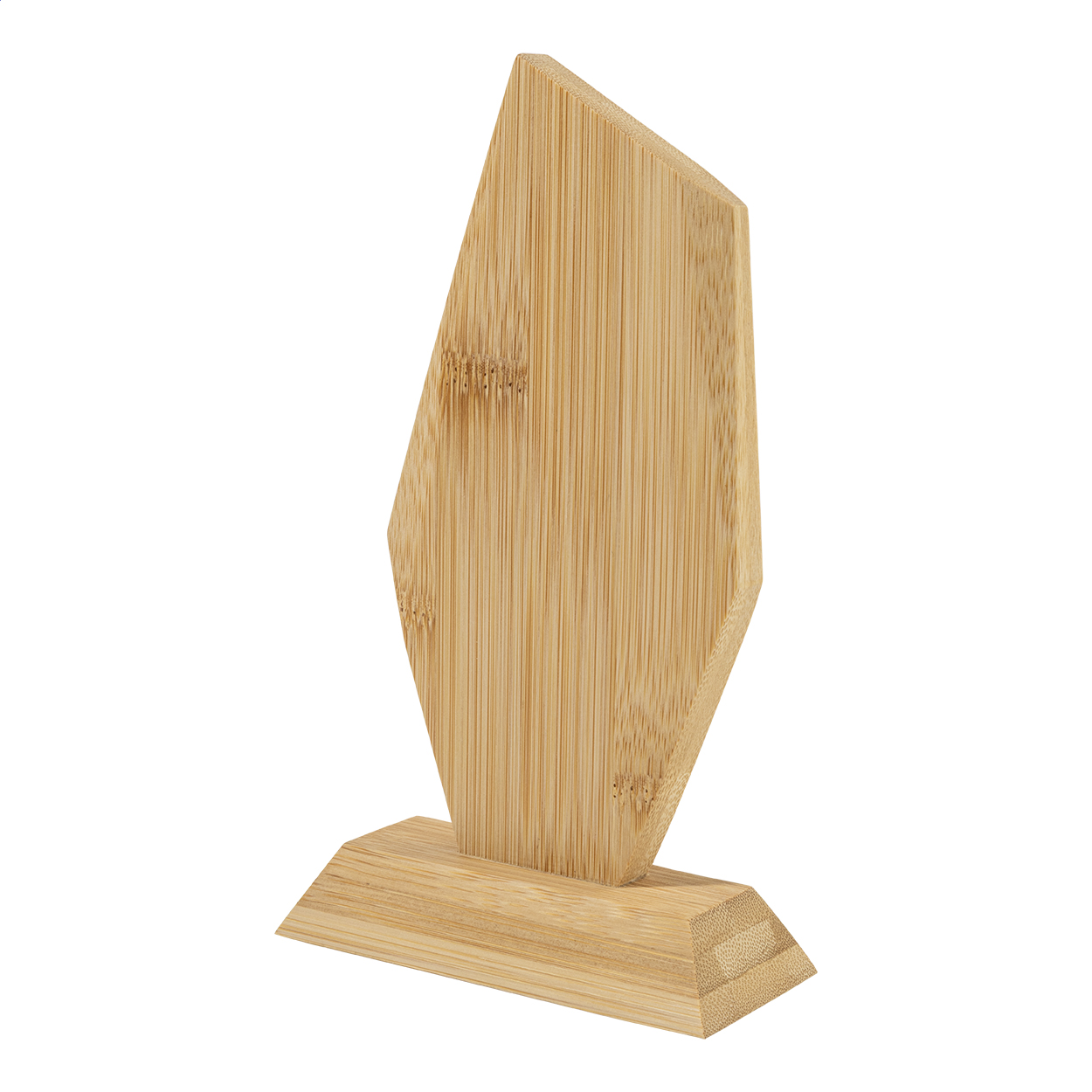 Trophée en Bambou Angulaire - Champdôtre imprimé avec logo