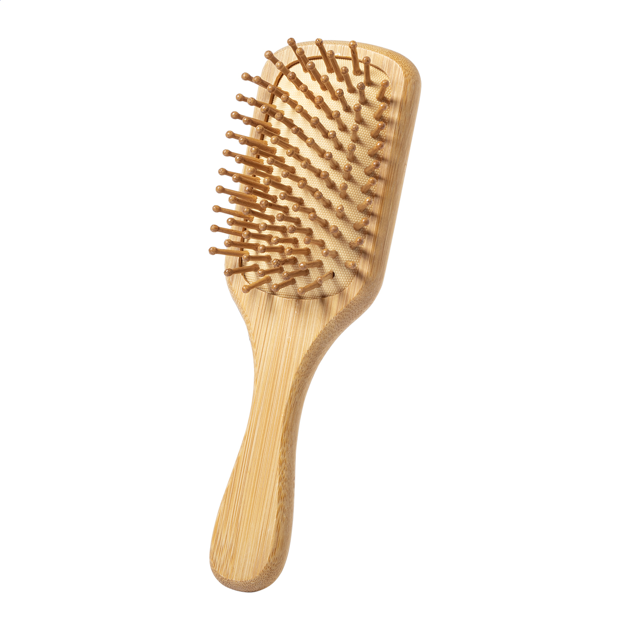 Brosse à cheveux en bambou - Balanzac imprimé avec logo