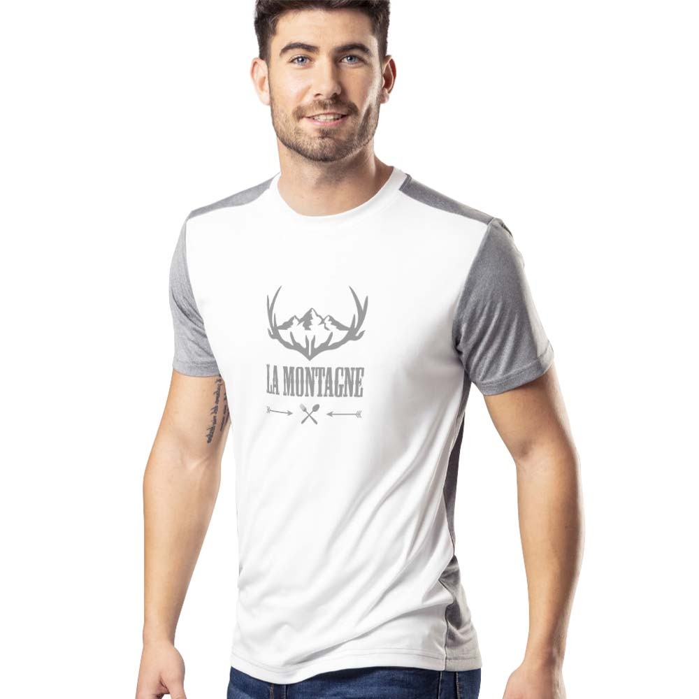 T-shirt personnalisé technique pour homme bicolore – Iyad