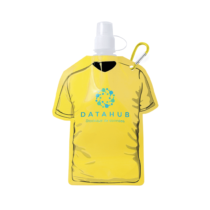 Gourde souple t-shirt personnalisée 470ml - Adrian - Zaprinta France