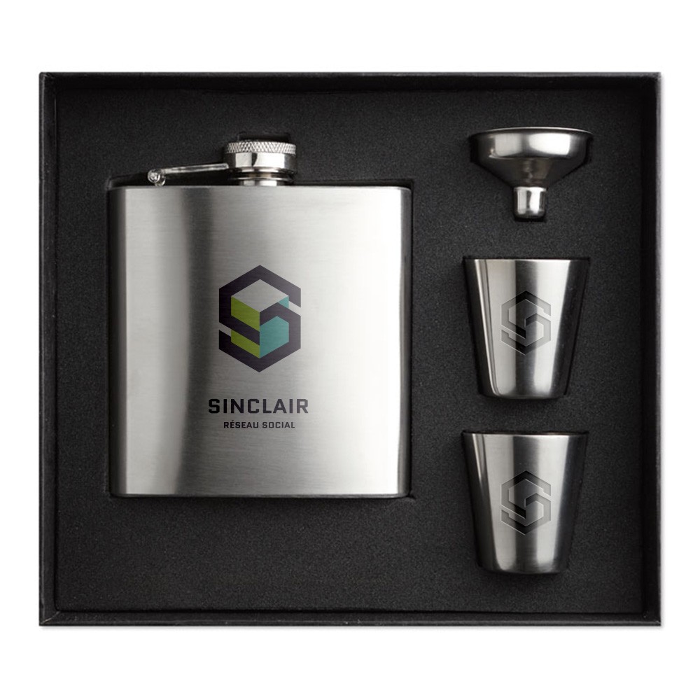 Ensemble de flasques avec finition satin - Giverny