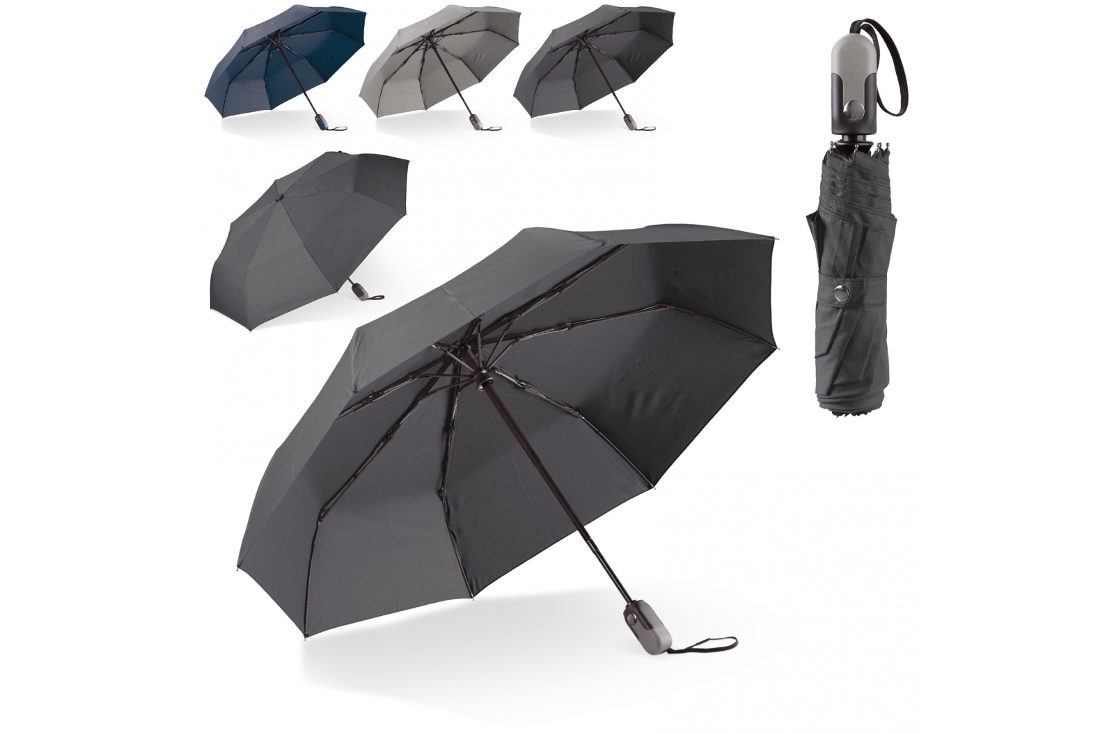 Parapluie pliable automatique Deluxe 22” - Zaprinta France